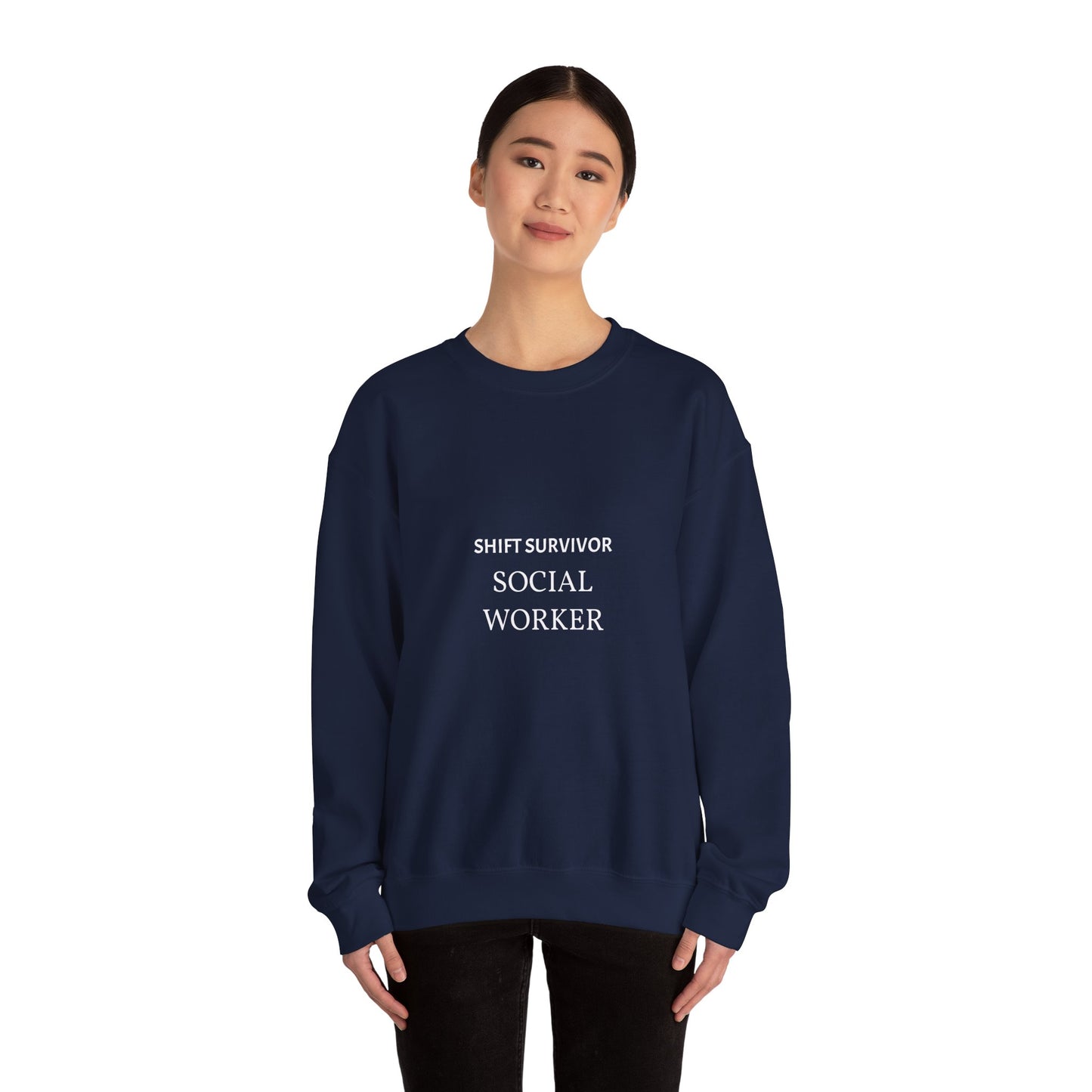 "Shift Survivor" Personalizable Crewneck Sweatshirt
