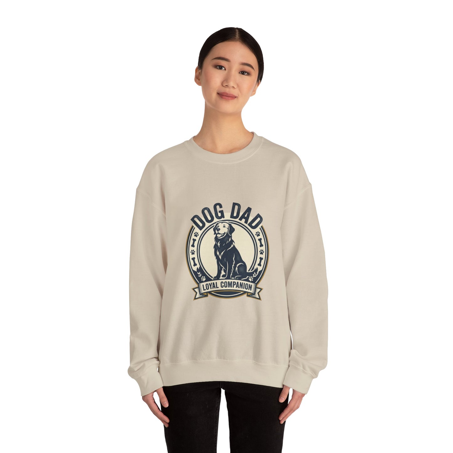 Dog Dad Loyal Companion Sweatshirt — Rescue Fur Baby Sweatshirt