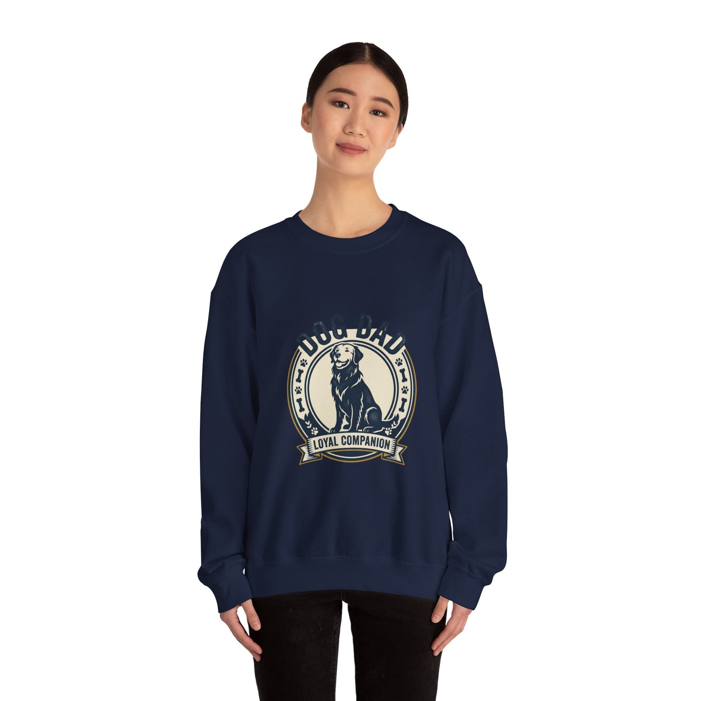 Dog Dad Loyal Companion Sweatshirt — Rescue Fur Baby Sweatshirt