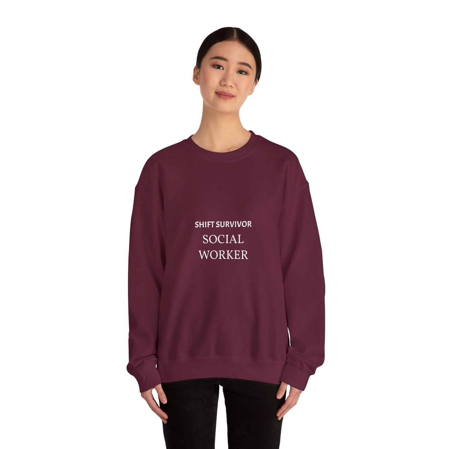 "Shift Survivor" Personalizable Crewneck Sweatshirt