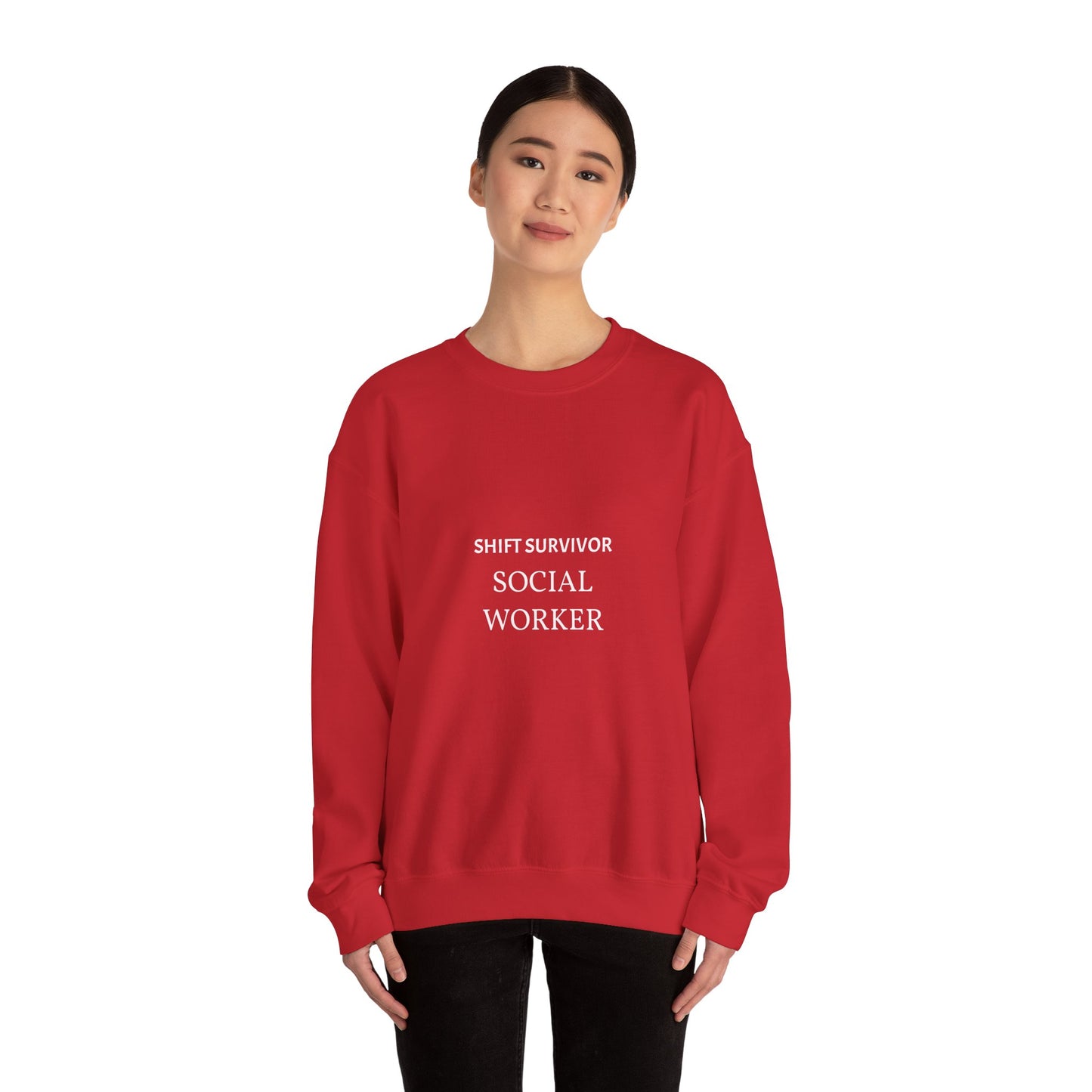 "Shift Survivor" Personalizable Crewneck Sweatshirt