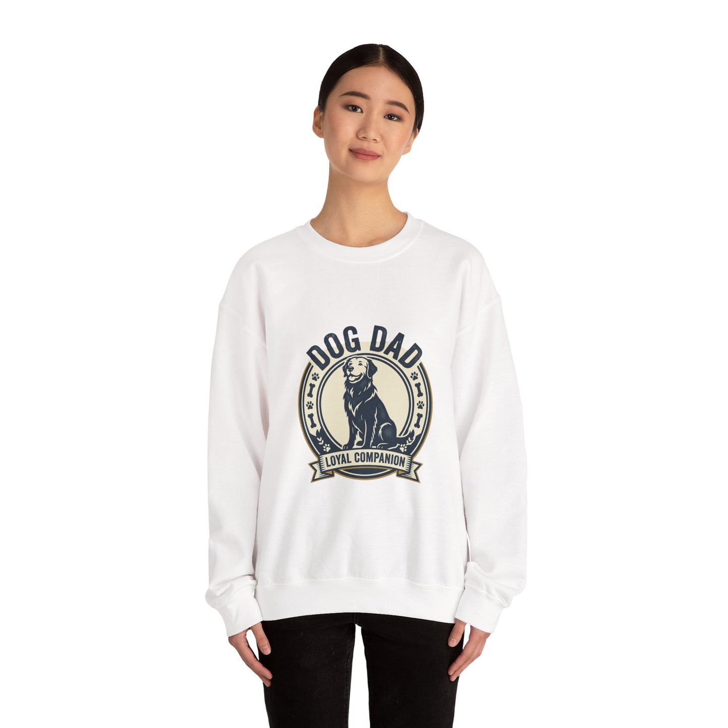 Dog Dad Loyal Companion Sweatshirt — Rescue Fur Baby Sweatshirt