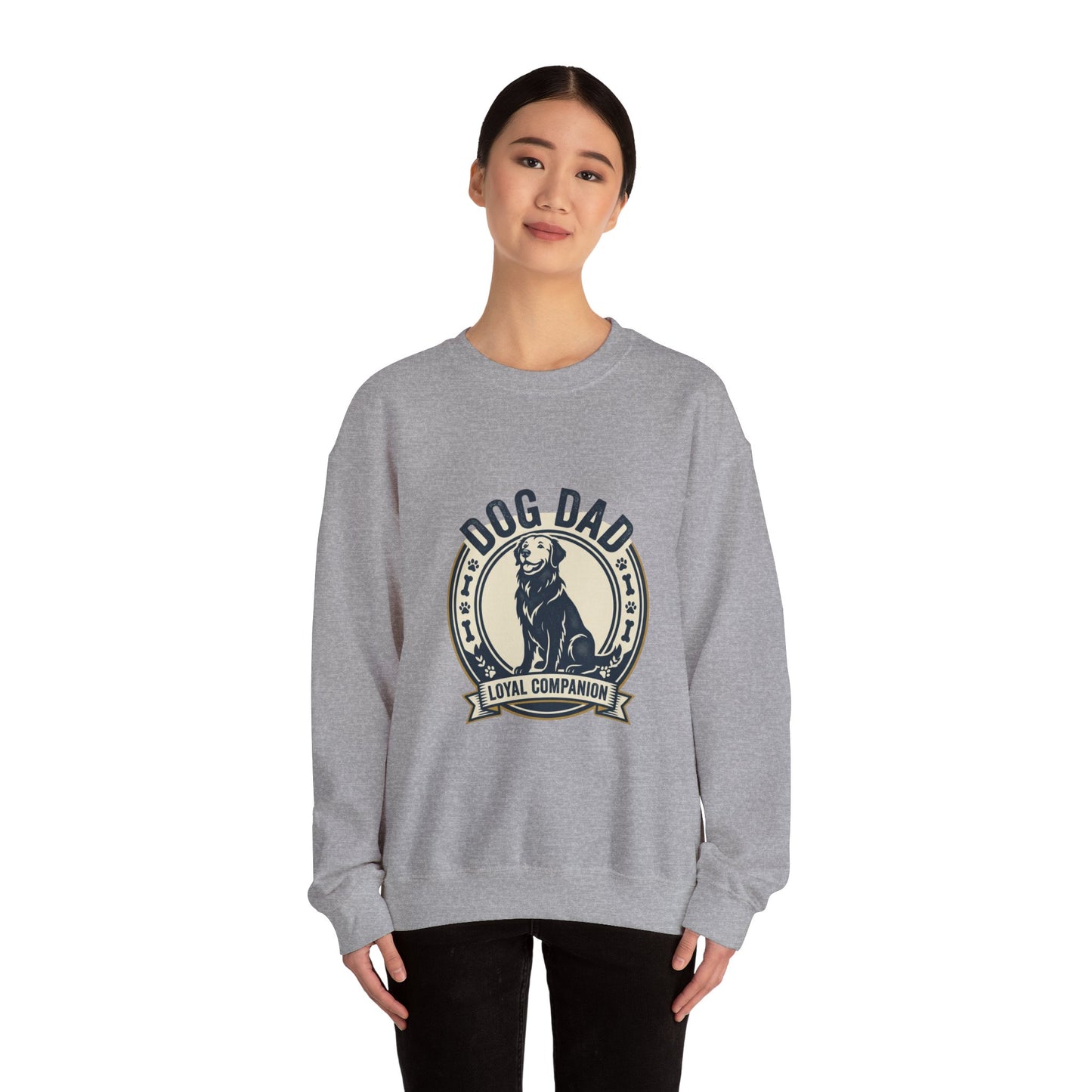 Dog Dad Loyal Companion Sweatshirt — Rescue Fur Baby Sweatshirt