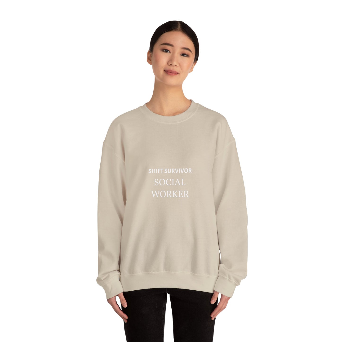 "Shift Survivor" Personalizable Crewneck Sweatshirt