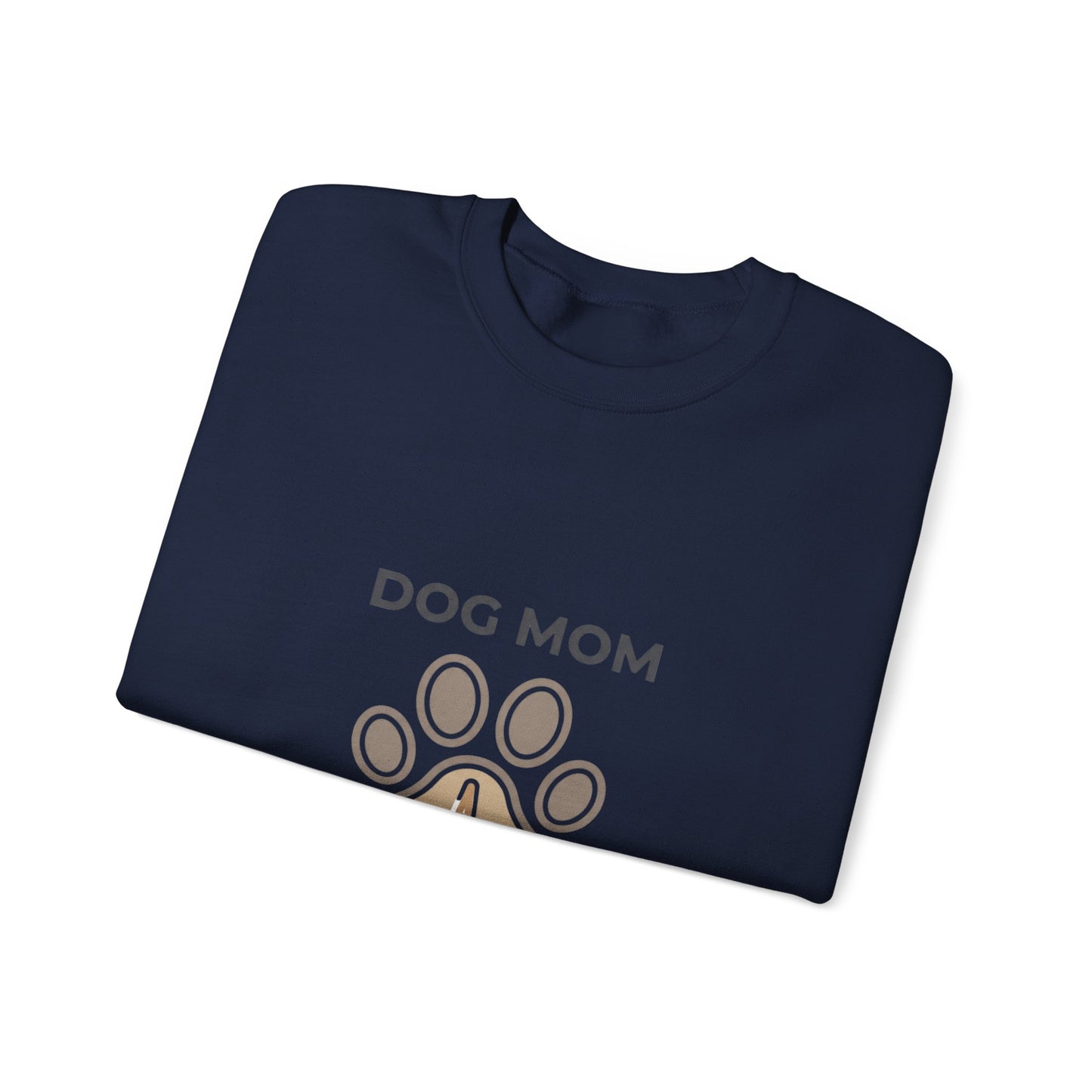 Dog Mom Paw Heart Crewneck Sweatshirt | fur baby, rescue pride