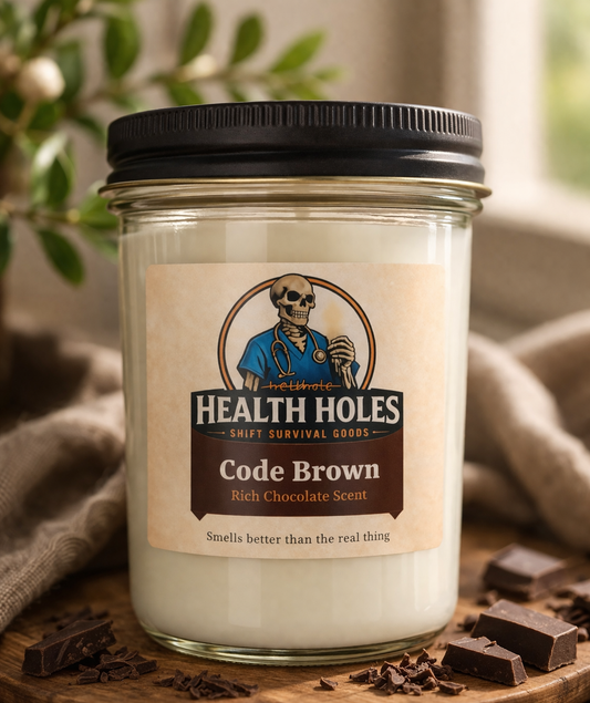 Code Brown - Chocolate Scented Candle - 8oz