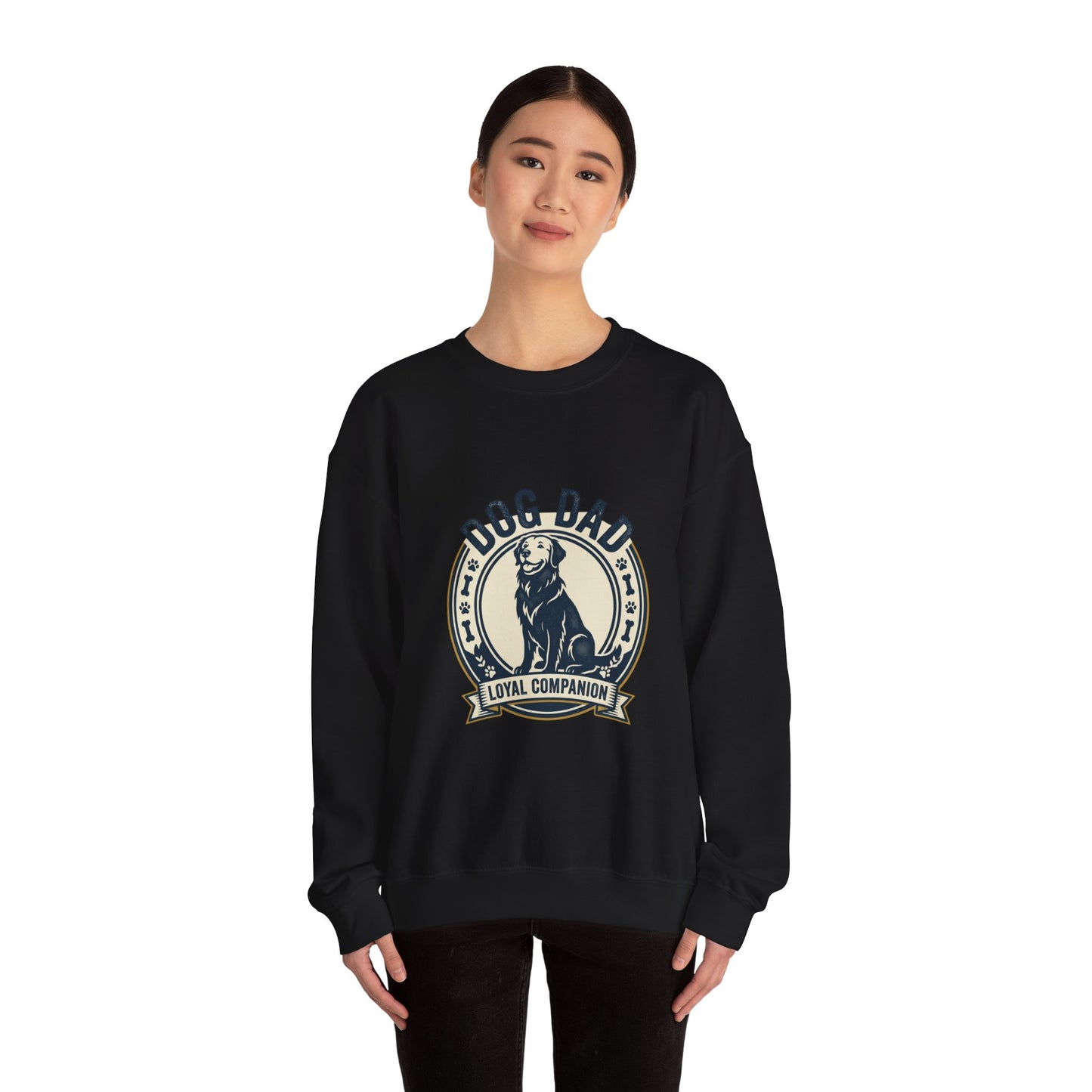 Dog Dad Loyal Companion Sweatshirt — Rescue Fur Baby Sweatshirt