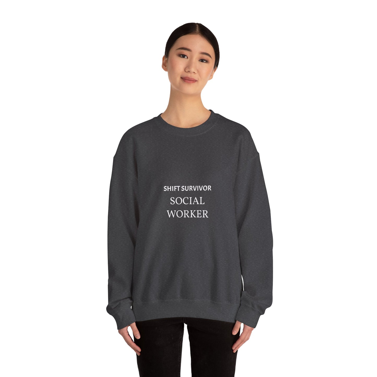 "Shift Survivor" Personalizable Crewneck Sweatshirt