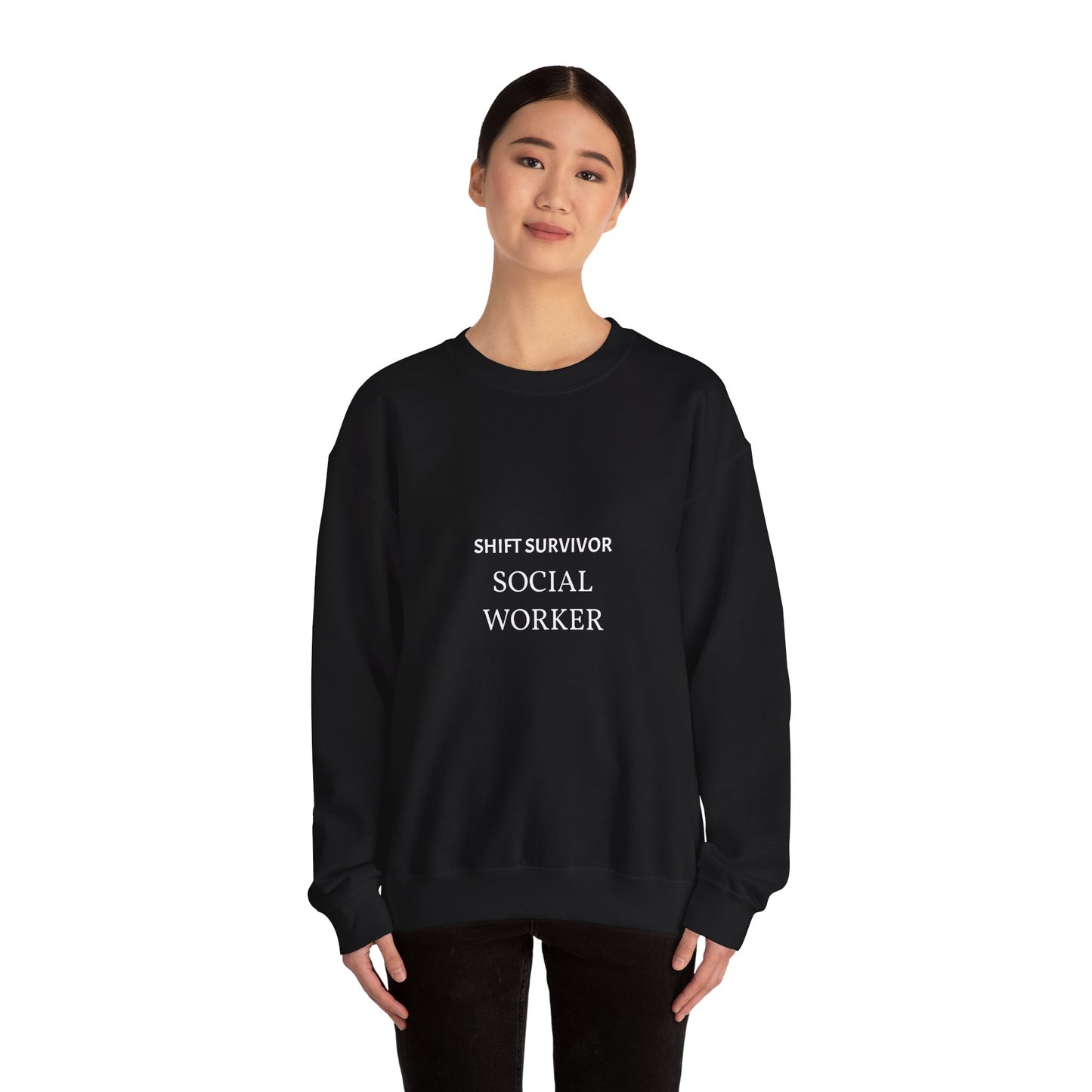 "Shift Survivor" Personalizable Crewneck Sweatshirt