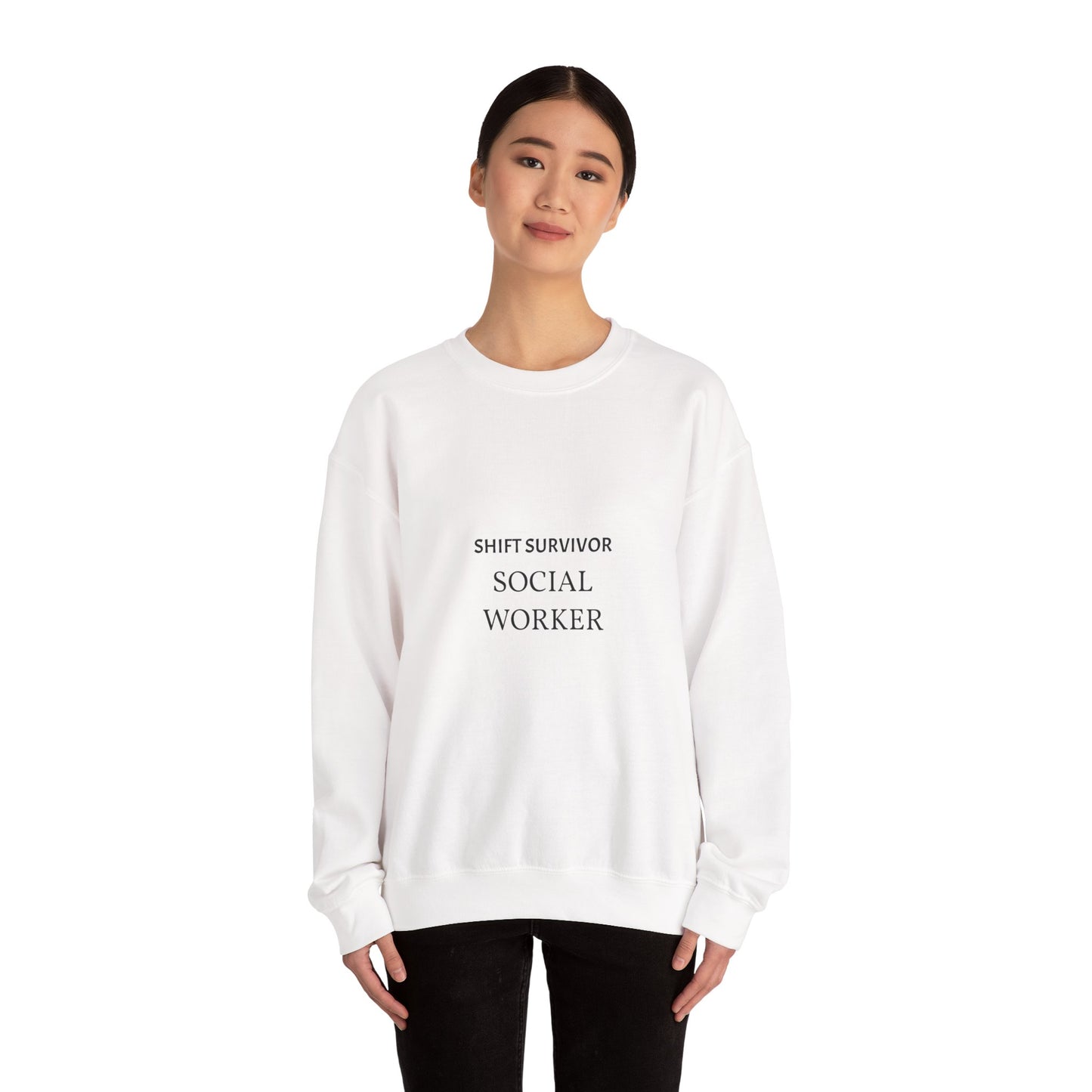 "Shift Survivor" Personalizable Crewneck Sweatshirt